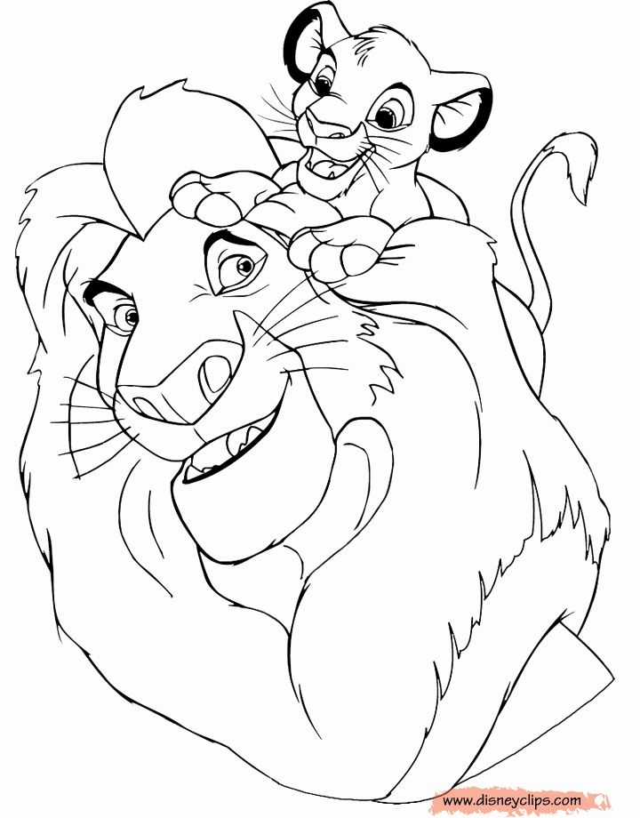 55 Lion King Coloring Book Pages 58