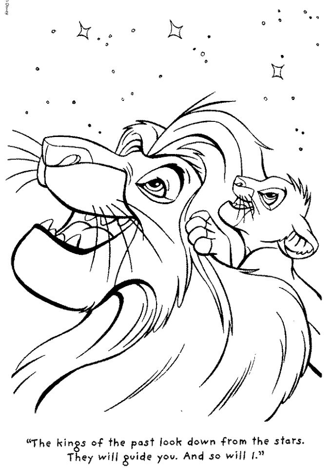 55 Lion King Coloring Book Pages 62