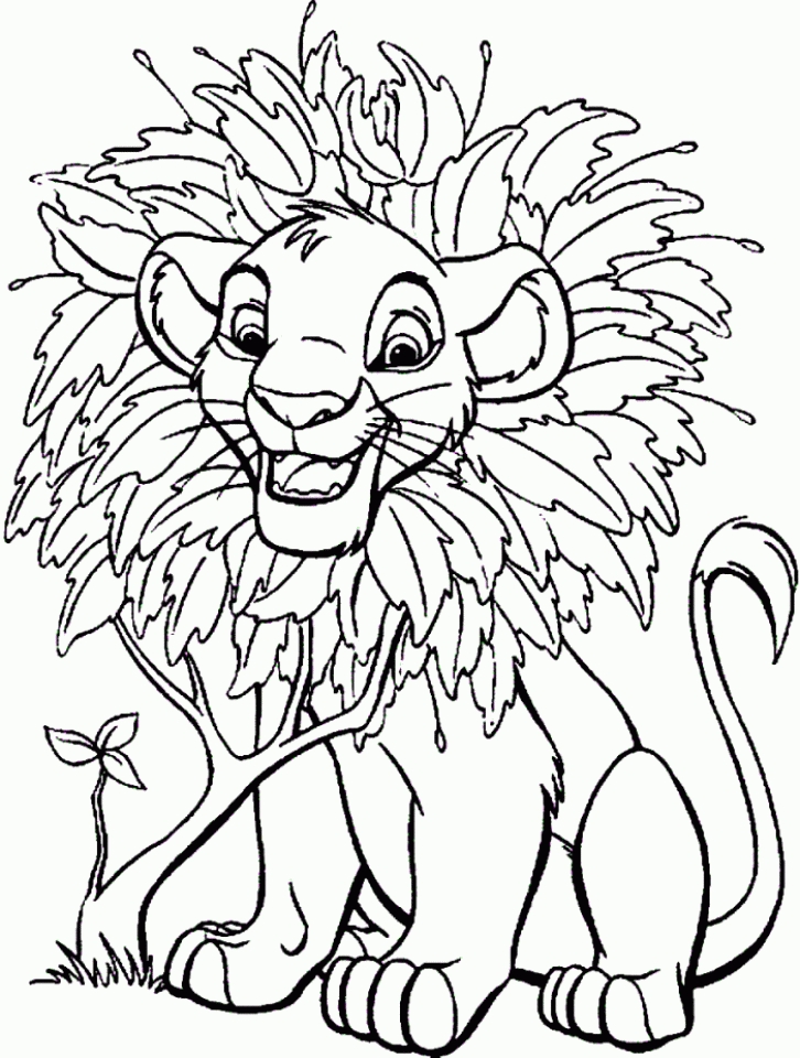 55 Lion King Coloring Book Pages 63