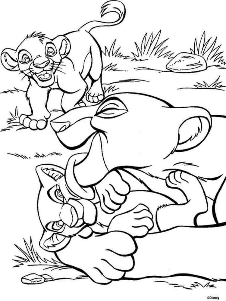 55 Lion King Coloring Book Pages 64