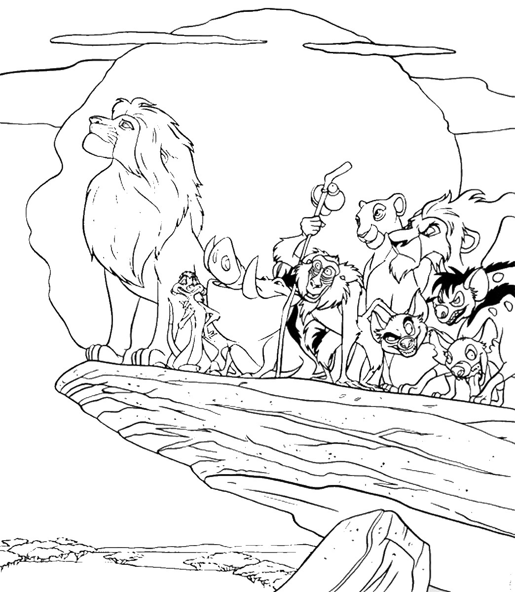 55 Lion King Coloring Book Pages 65