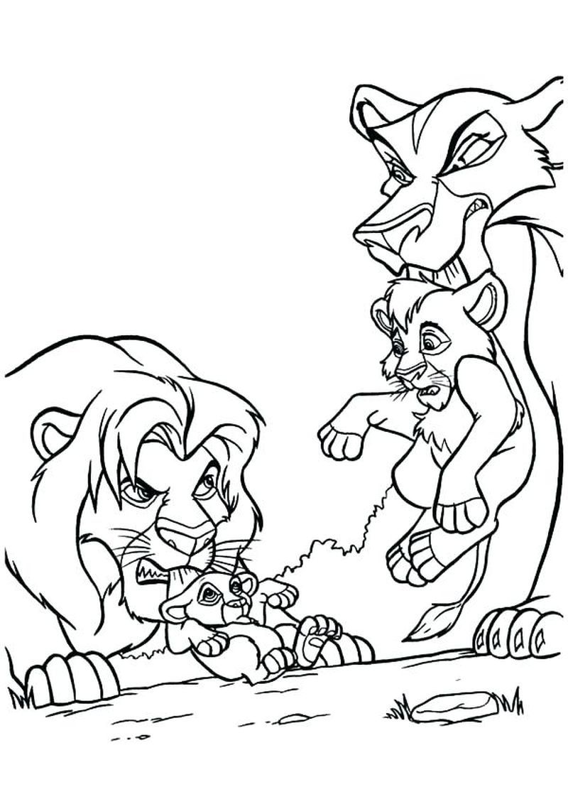 55 Lion King Coloring Book Pages 66