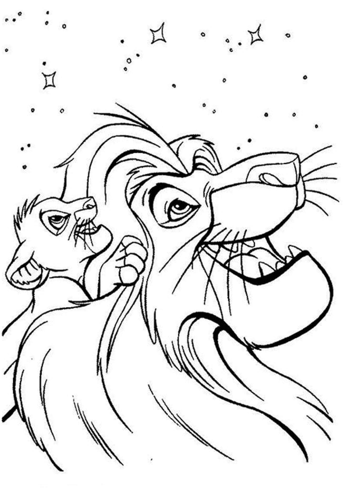 55 Lion King Coloring Book Pages 8