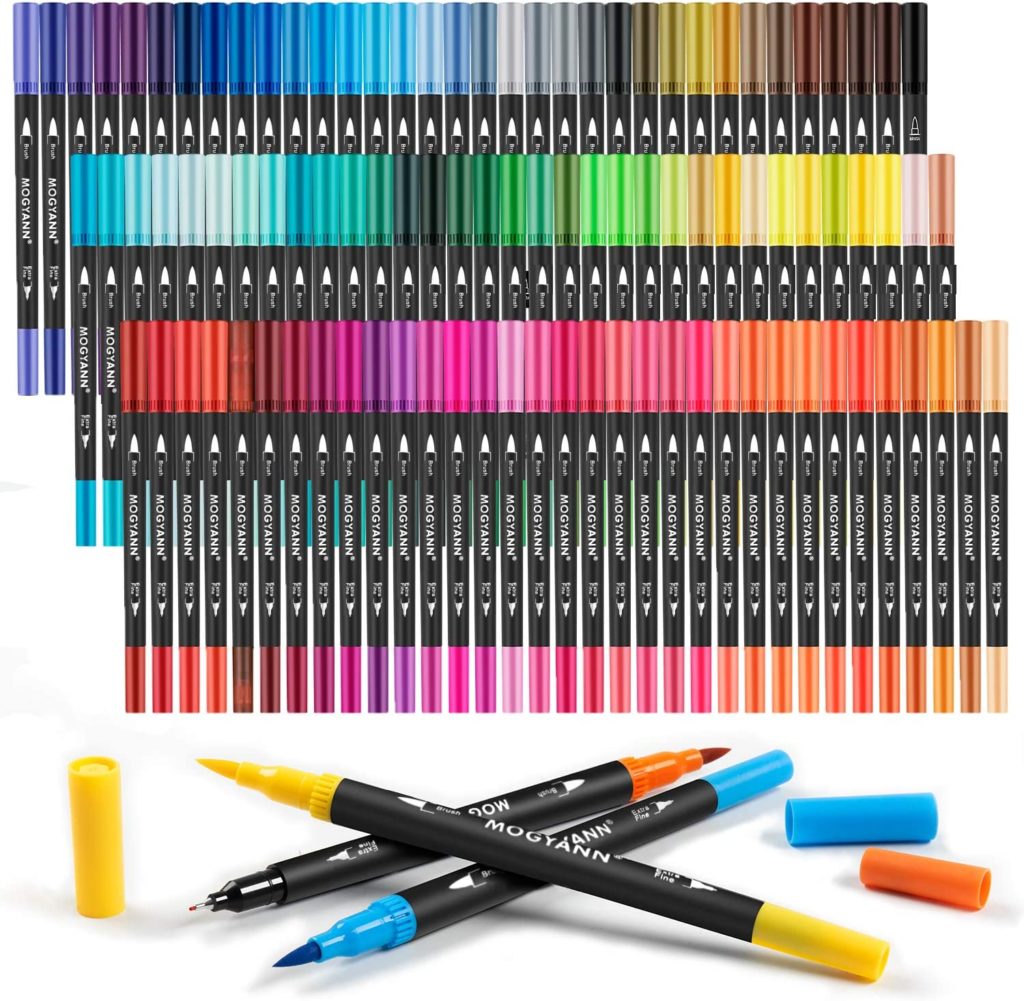 55 Markers For Adult Coloring Books 12