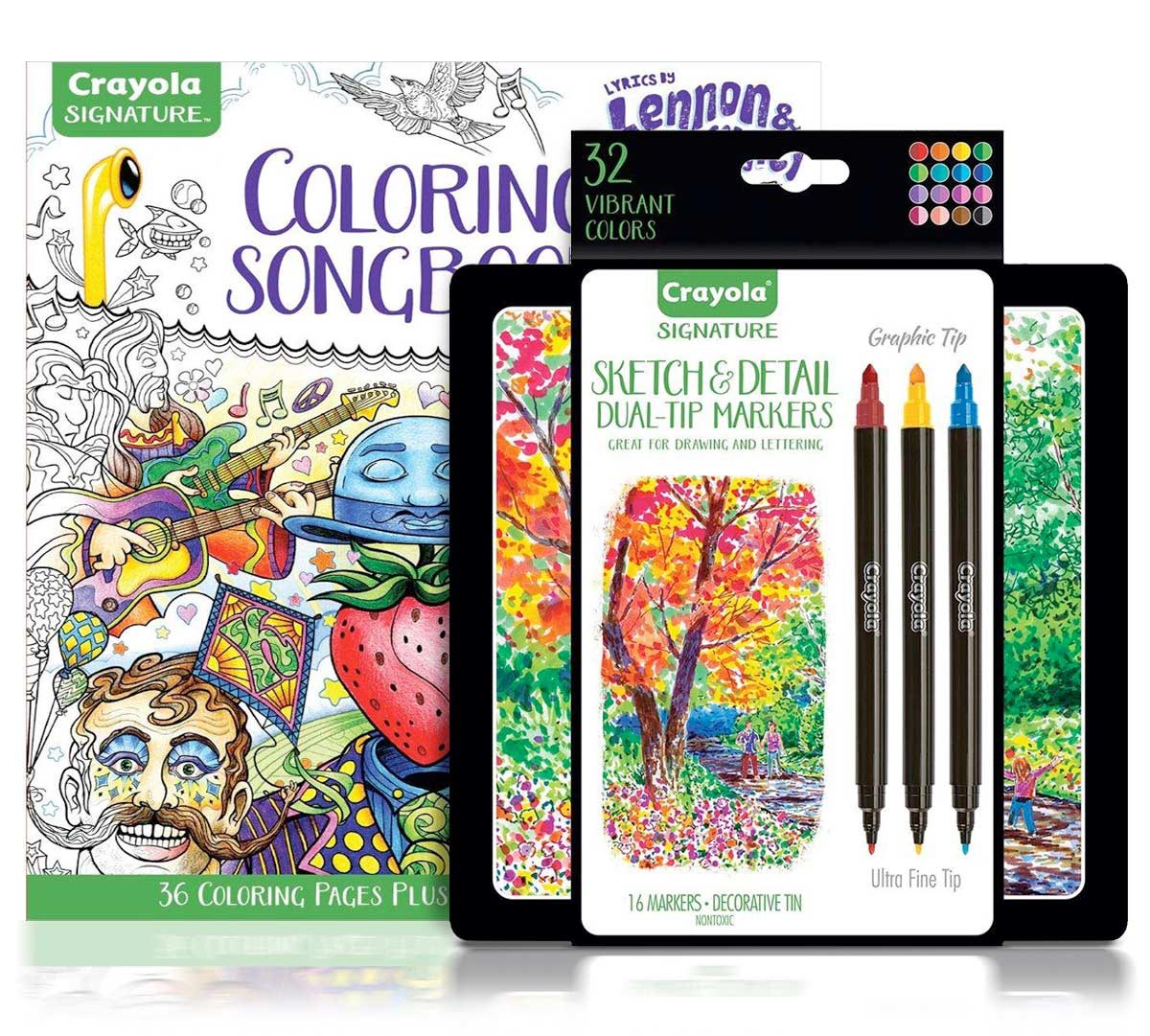 55 Markers For Adult Coloring Books 18