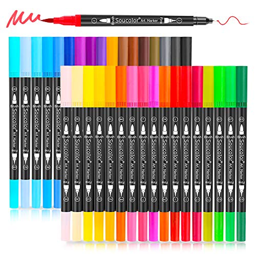 55 Markers For Adult Coloring Books 21