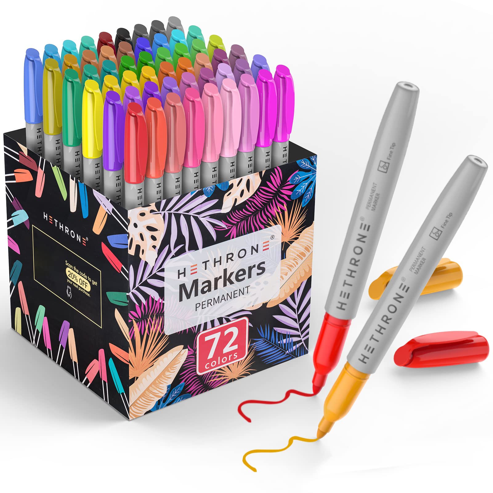 55 Markers For Adult Coloring Books 26