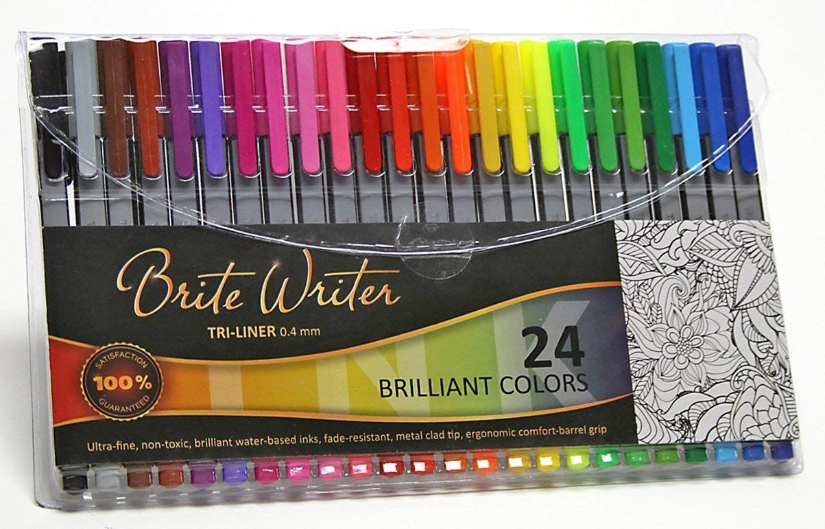 55 Markers For Adult Coloring Books 29