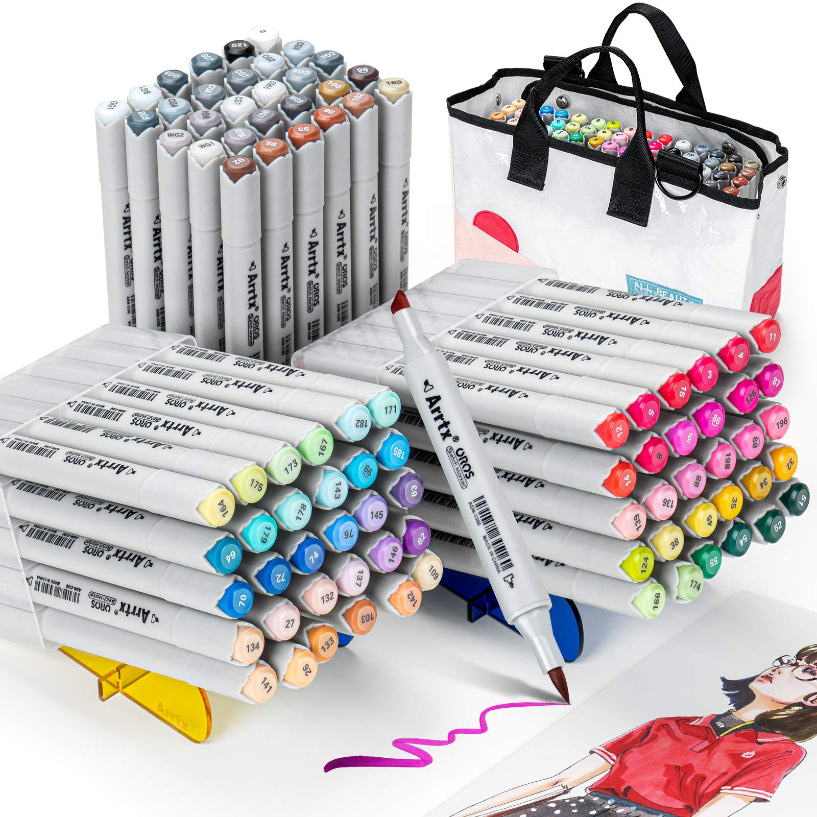 55 Markers For Adult Coloring Books 40