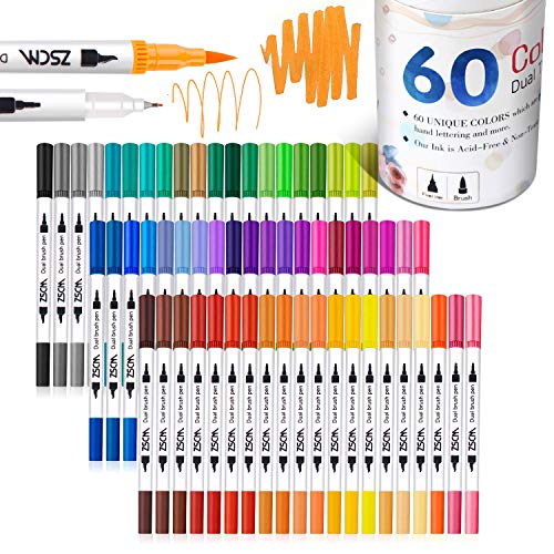 55 Markers For Adult Coloring Books 49