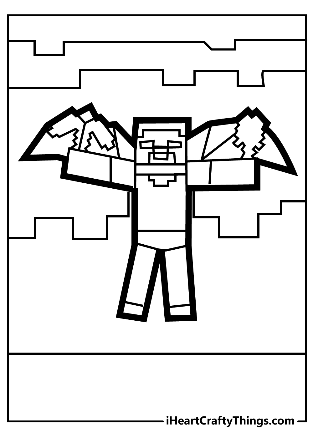 55 Minecraft Coloring Book 16