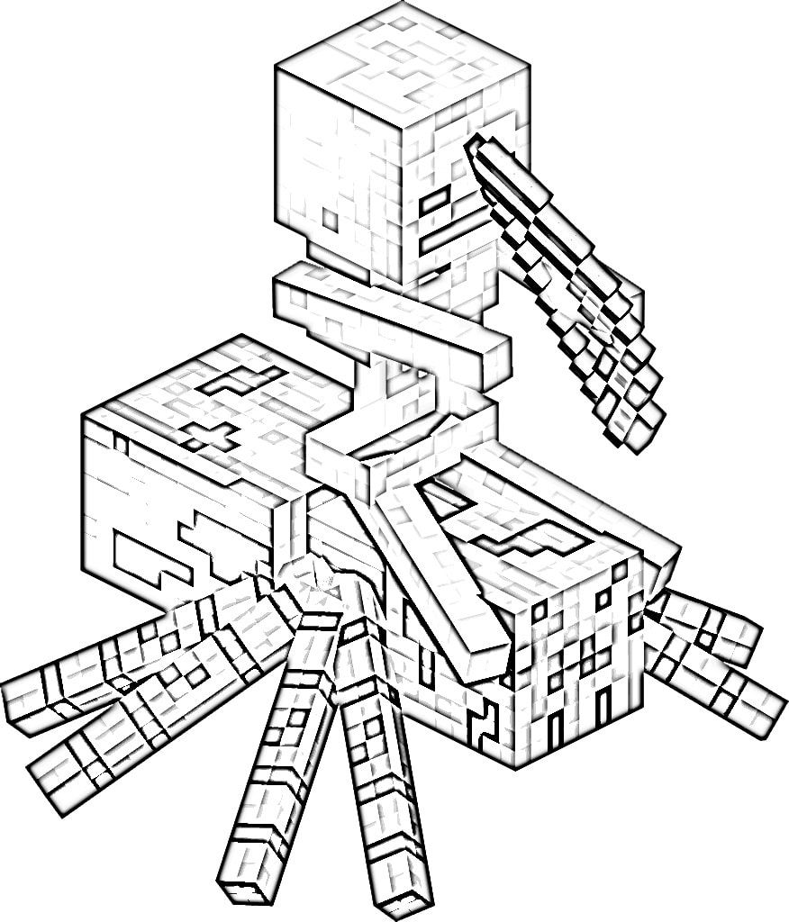 55 Minecraft Coloring Book 21