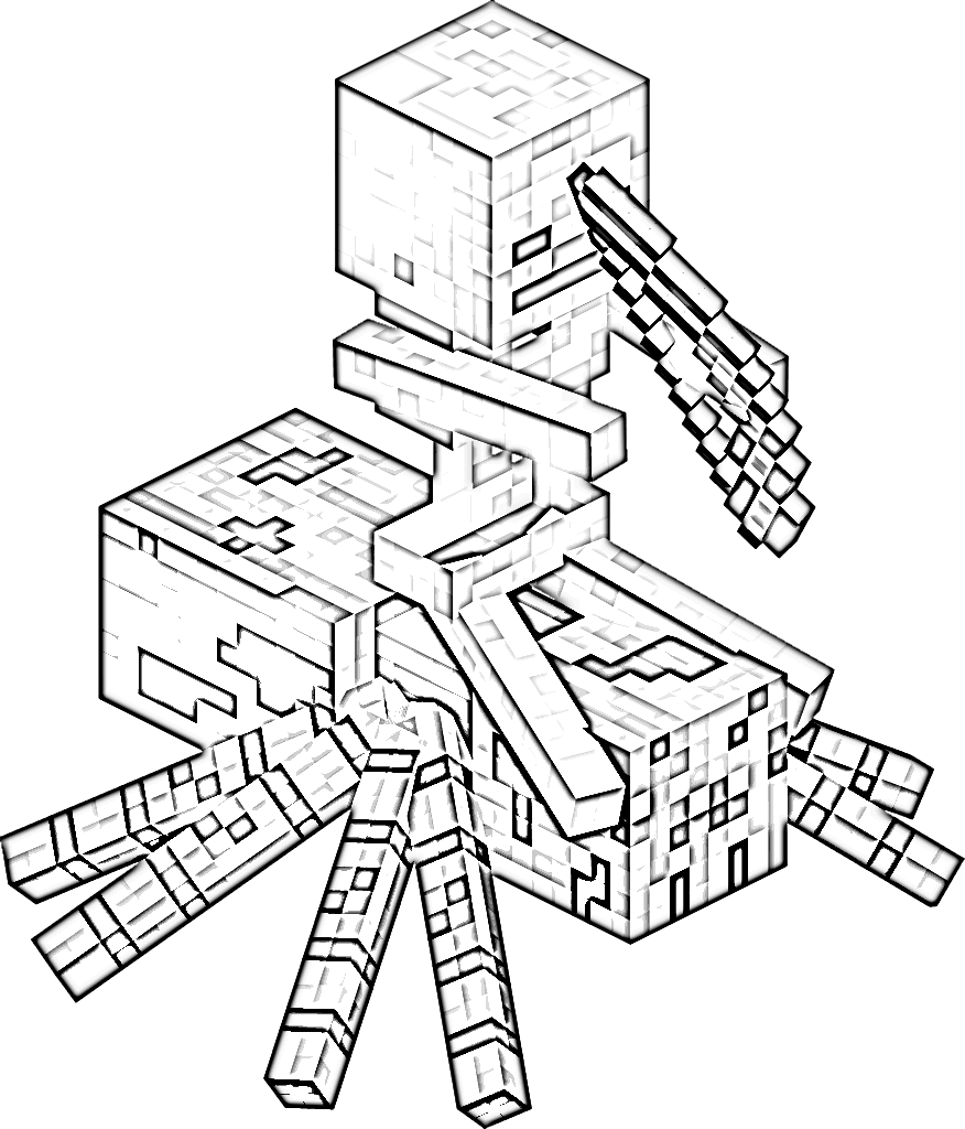 55 Minecraft Coloring Book 3