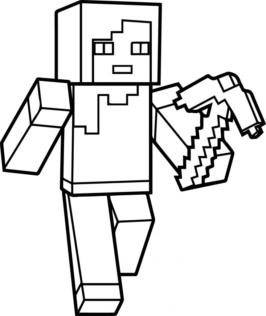 55 Minecraft Coloring Book 40