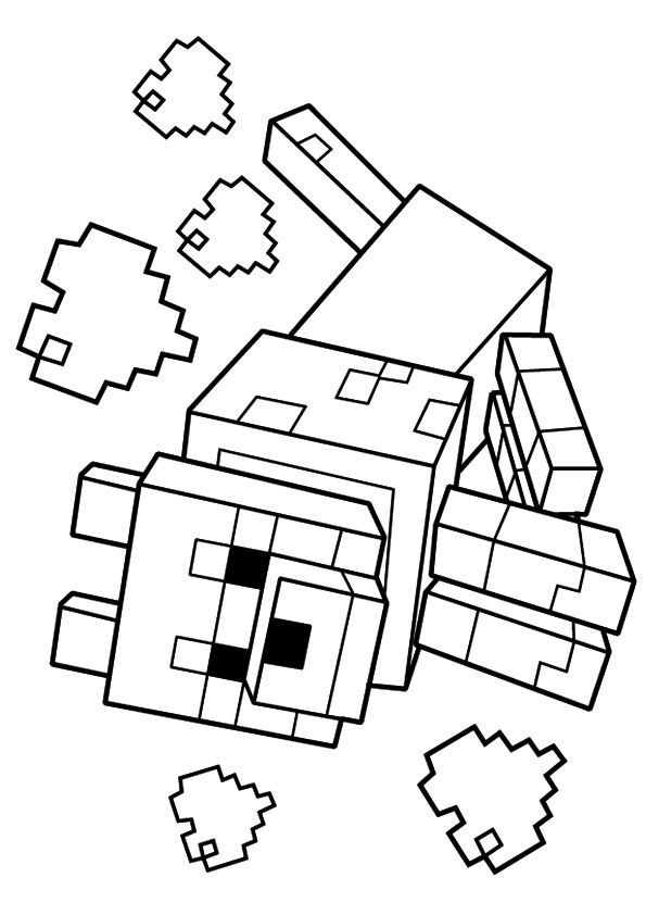 55 Minecraft Coloring Book 45