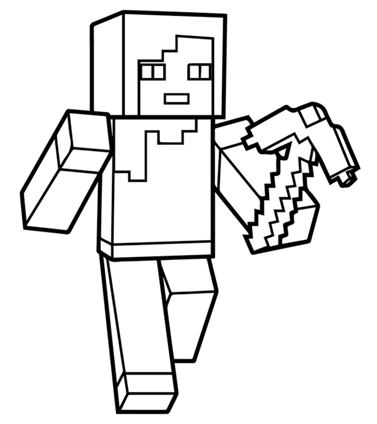 55 Minecraft Coloring Book 5