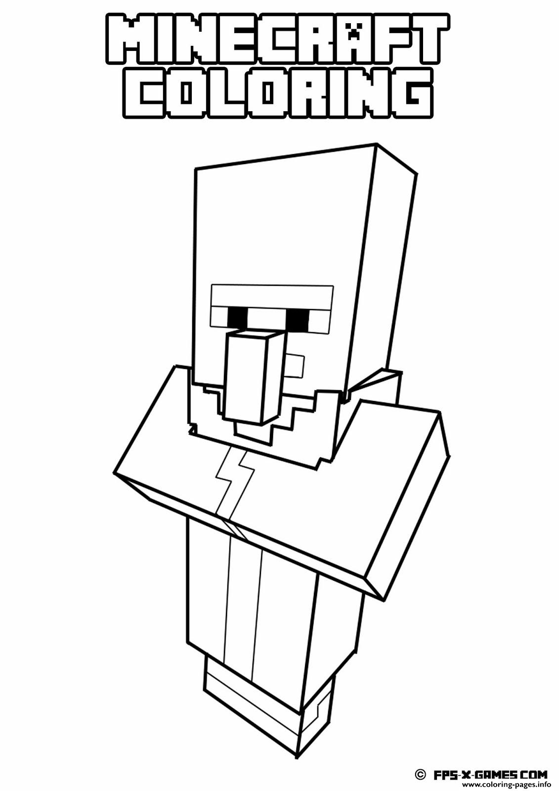 55 Minecraft Coloring Book 59