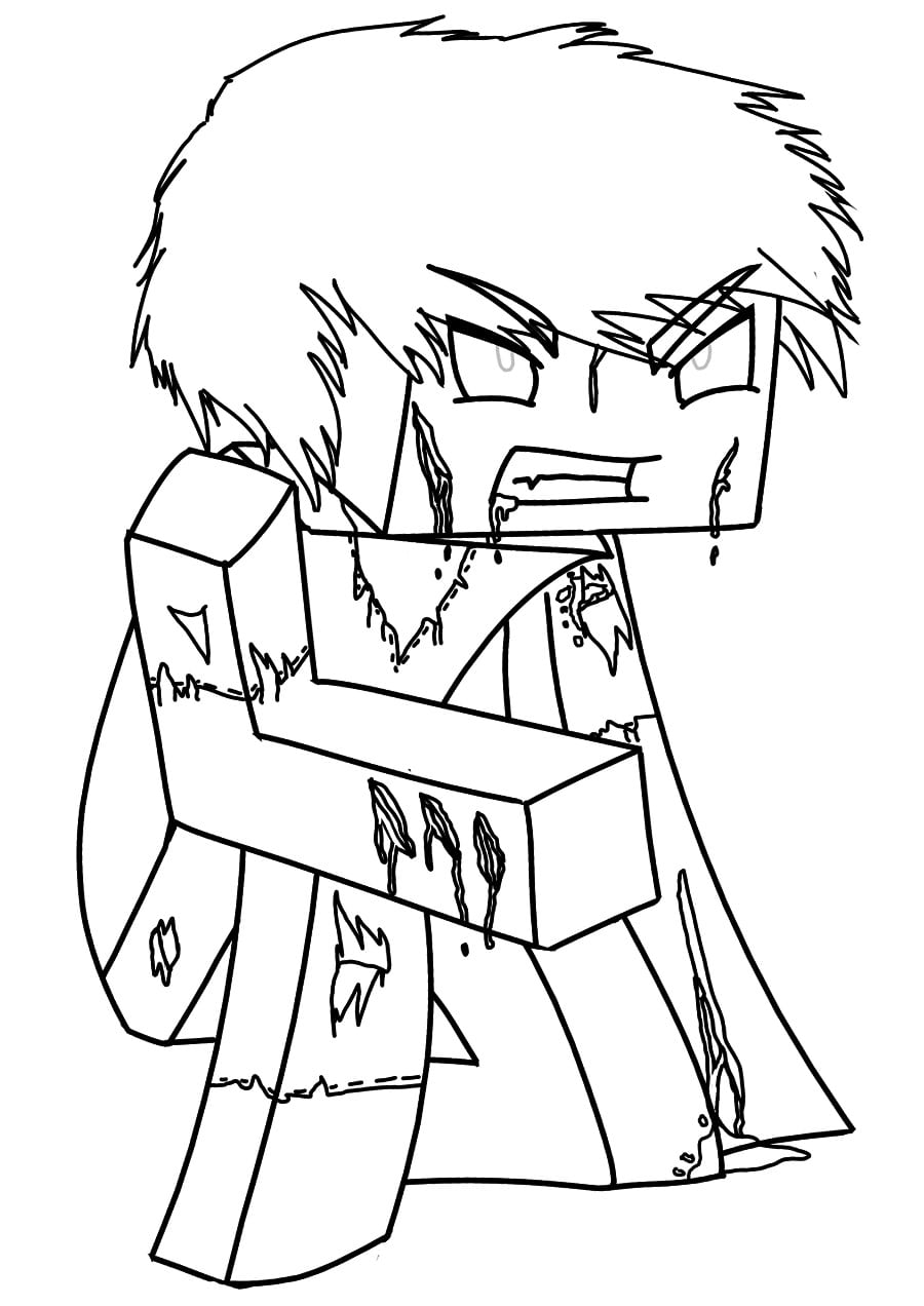 55 Minecraft Coloring Book 60