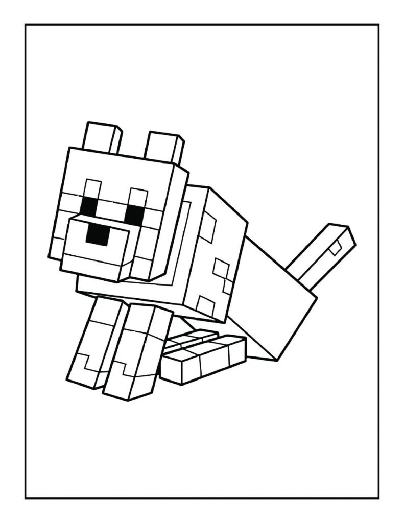 55 Minecraft Coloring Book 66