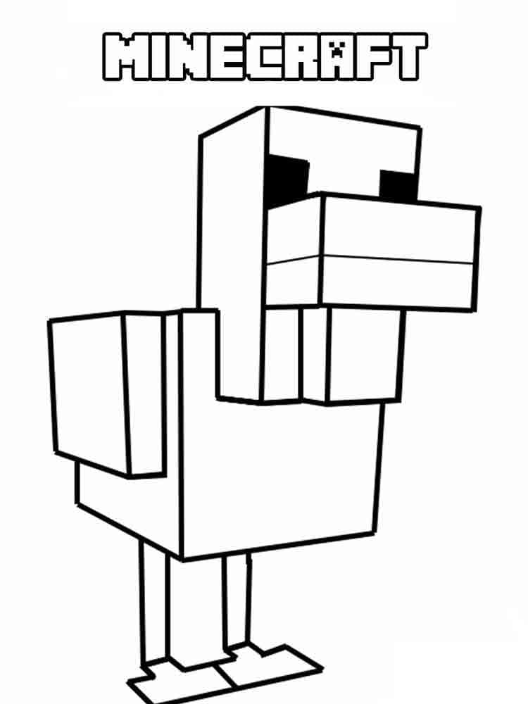 55 Minecraft Coloring Book 69