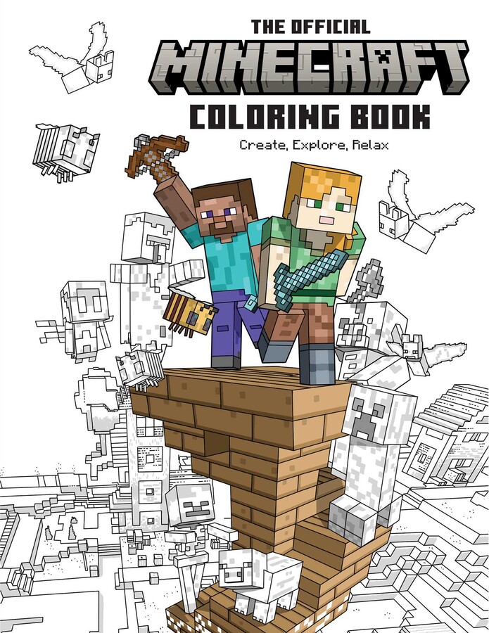 55 Minecraft Coloring Book 8