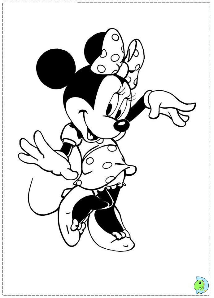 55 Minnie Mouse Coloring Book Pages 13