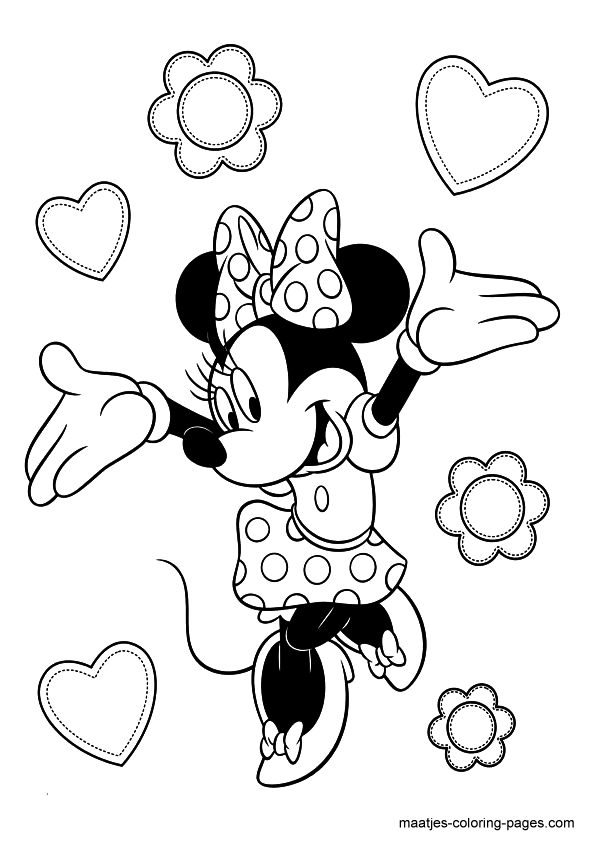 55 Minnie Mouse Coloring Book Pages 22