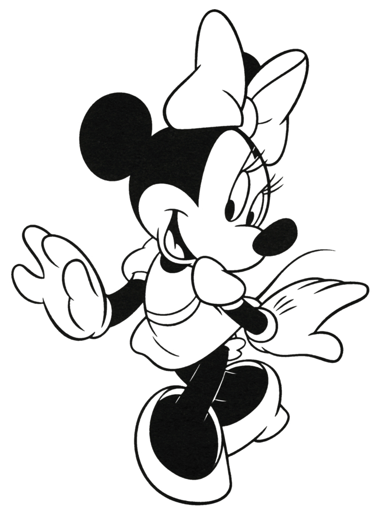 55 Minnie Mouse Coloring Book Pages 28