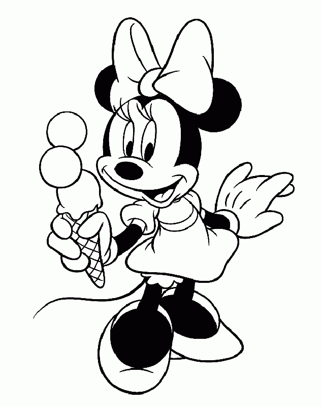 55 Minnie Mouse Coloring Book Pages 32