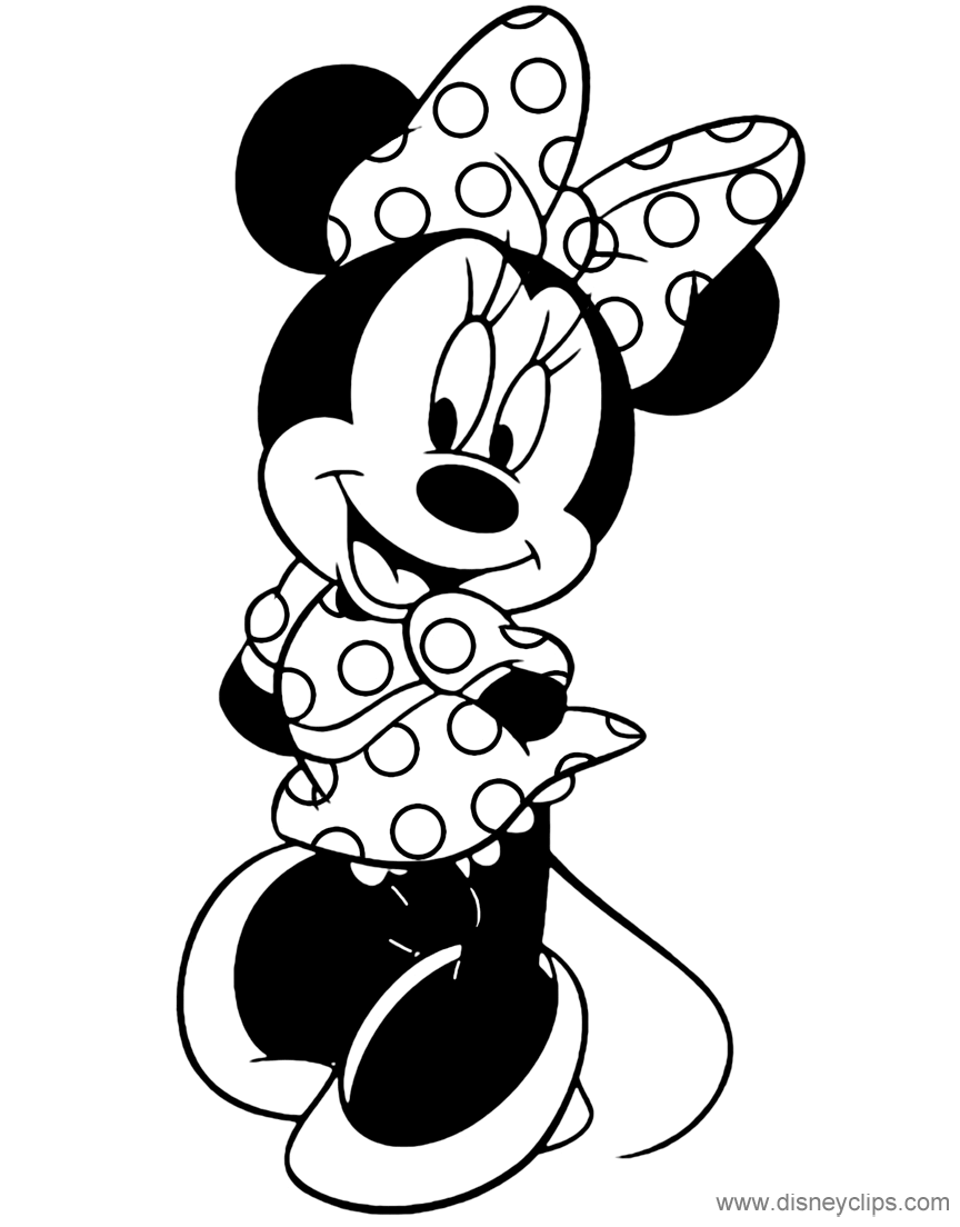 55 Minnie Mouse Coloring Book Pages 33