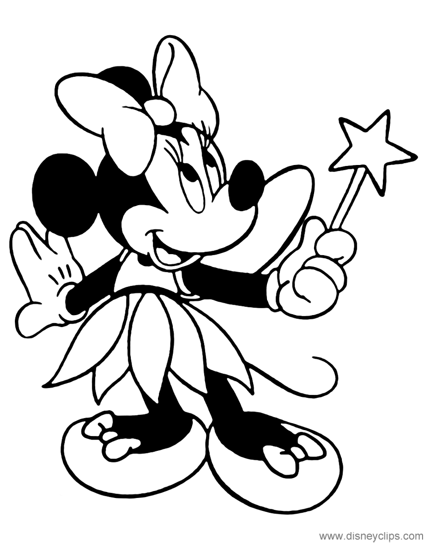 55 Minnie Mouse Coloring Book Pages 34