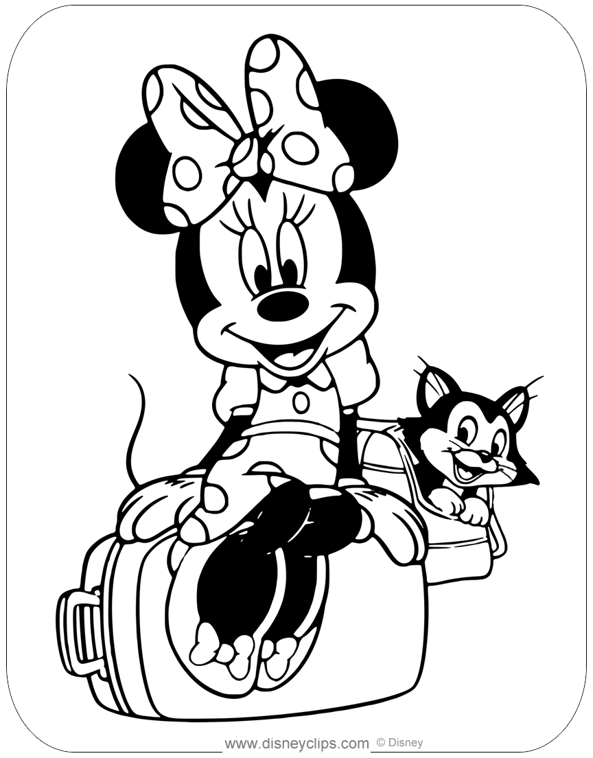 55 Minnie Mouse Coloring Book Pages 37