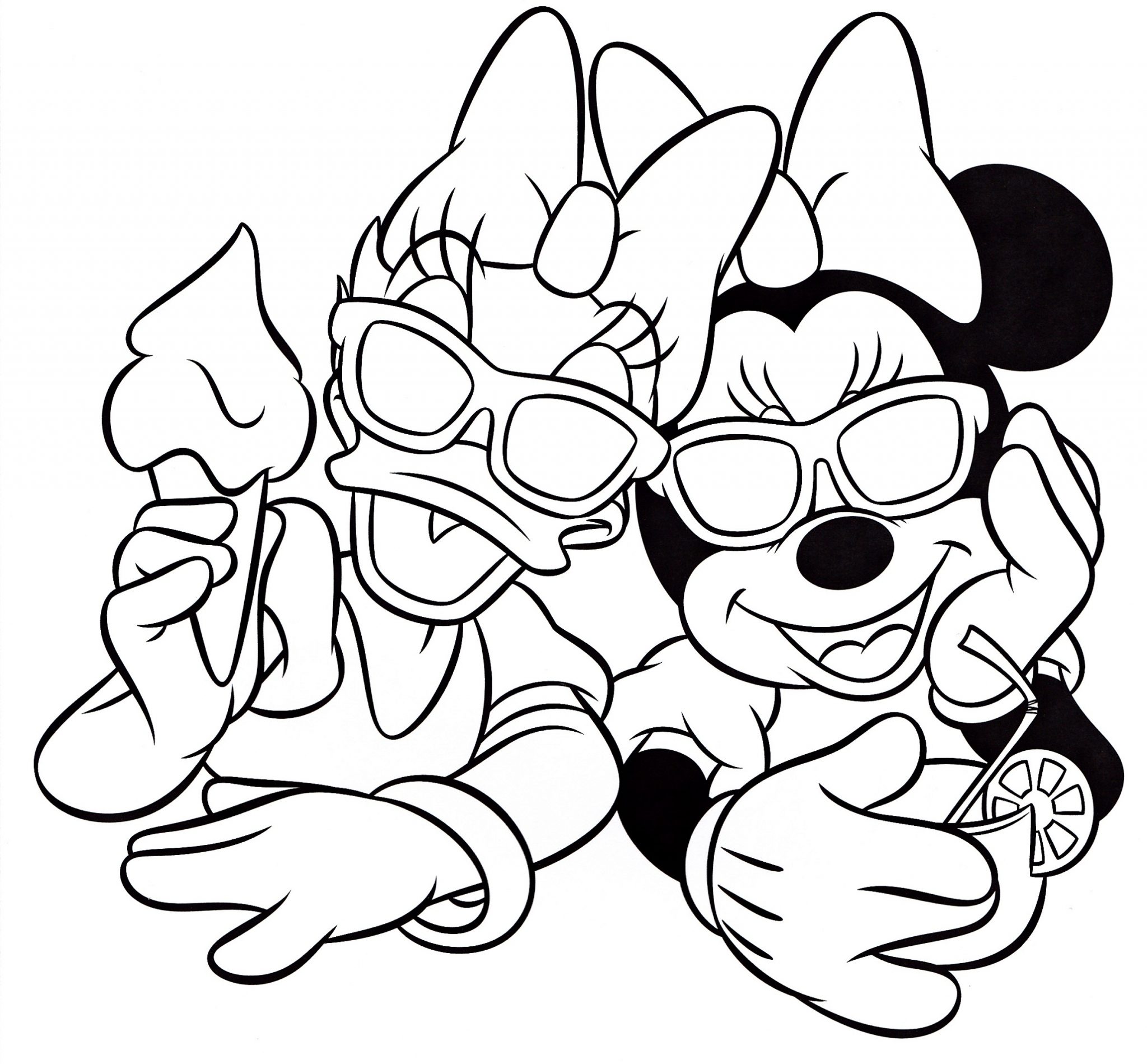 55 Minnie Mouse Coloring Book Pages 45