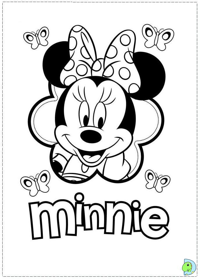 55 Minnie Mouse Coloring Book Pages 46