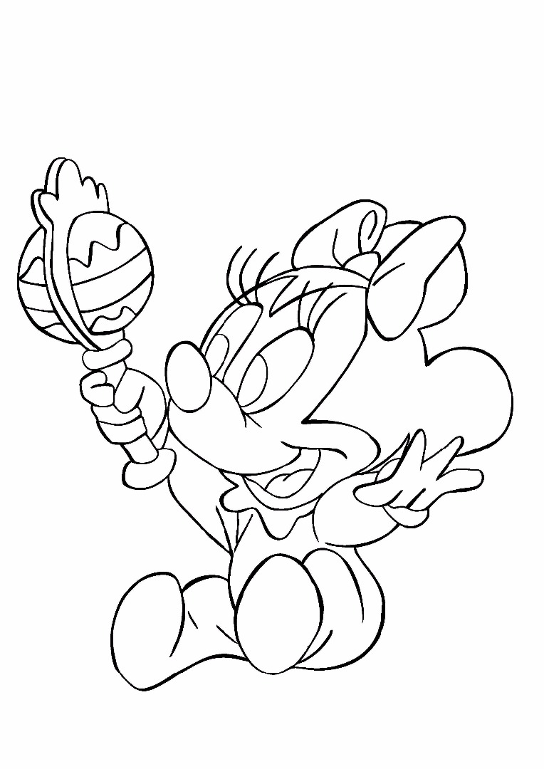 55 Minnie Mouse Coloring Book Pages 47