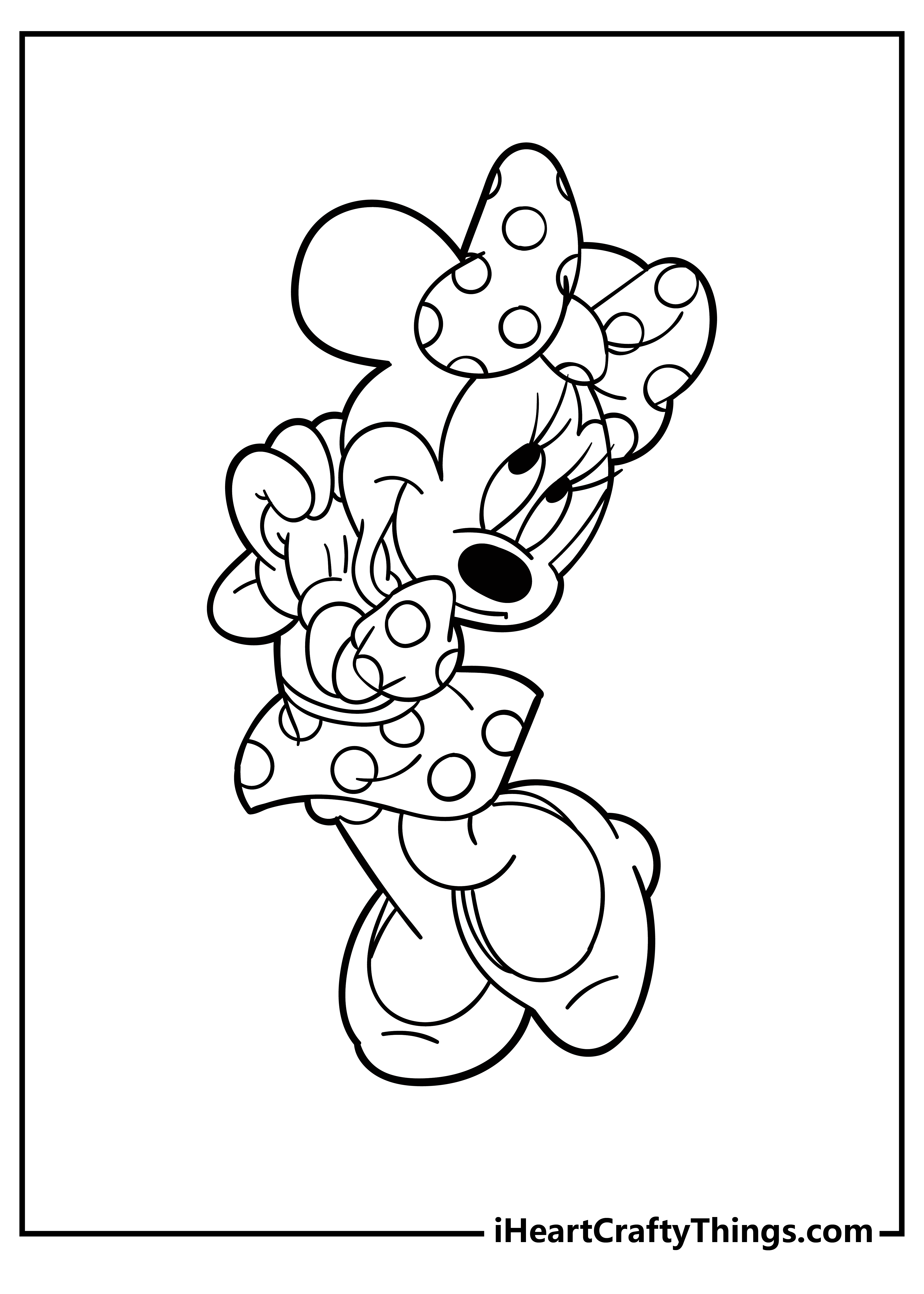 55 Minnie Mouse Coloring Book Pages 49