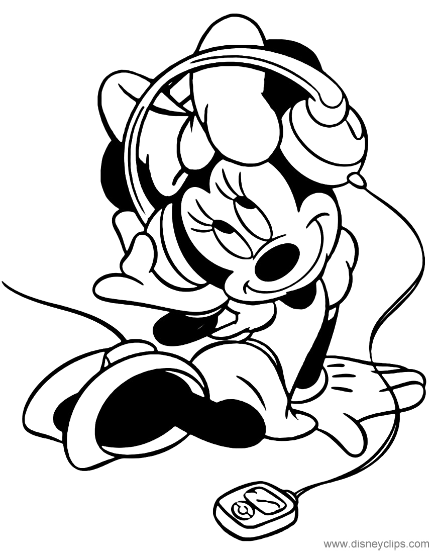 55 Minnie Mouse Coloring Book Pages 53