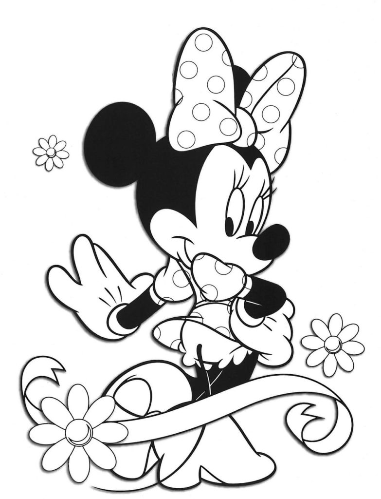 55 Minnie Mouse Coloring Book Pages 60