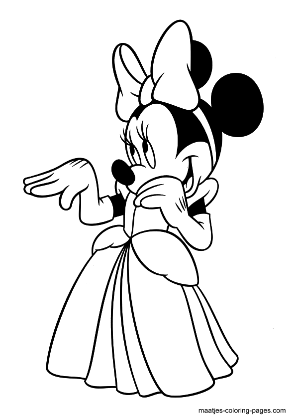 55 Minnie Mouse Coloring Book Pages 69