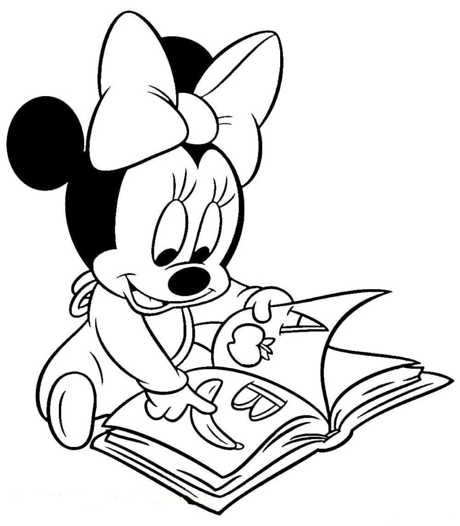 55 Minnie Mouse Coloring Book Pages 8