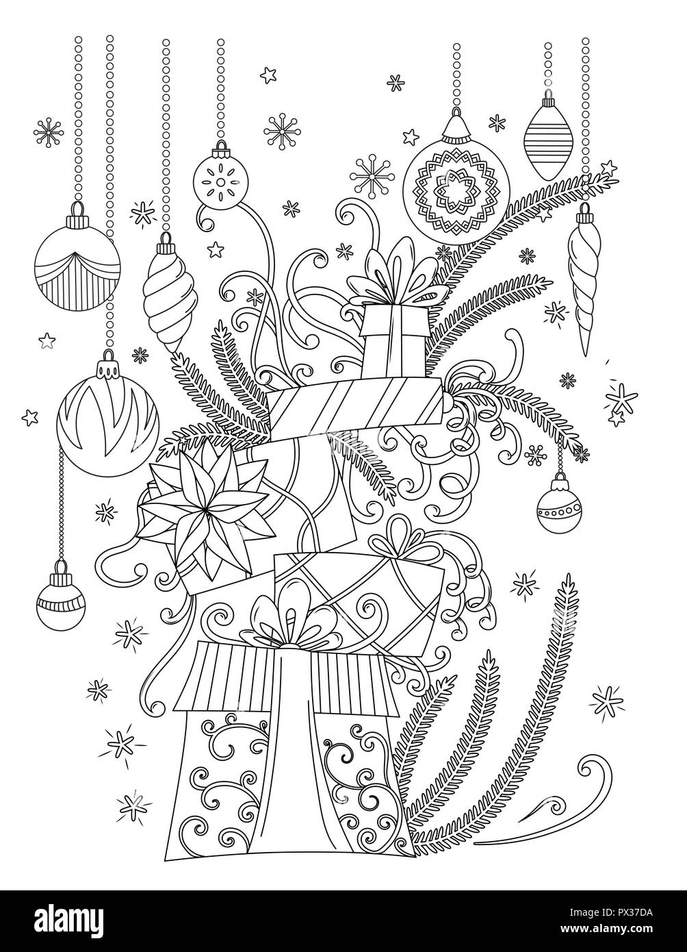 80 Adult Christmas Coloring Books 10