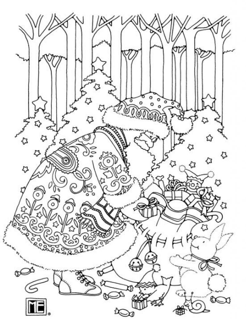 80 Adult Christmas Coloring Books 22