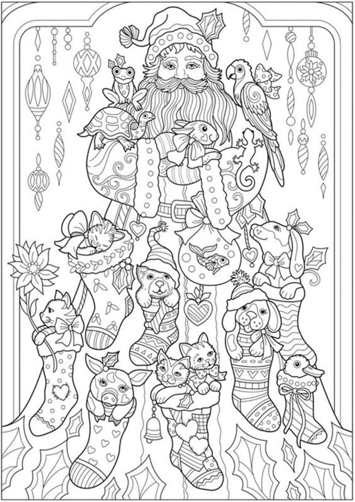 80 Adult Christmas Coloring Books 3