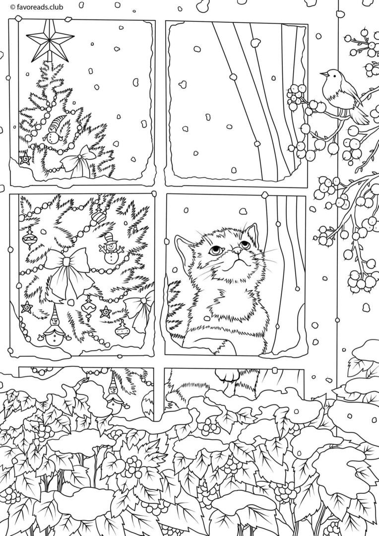 80 Adult Christmas Coloring Books 30