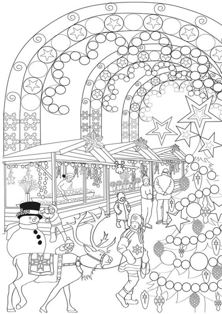 80 Adult Christmas Coloring Books 39