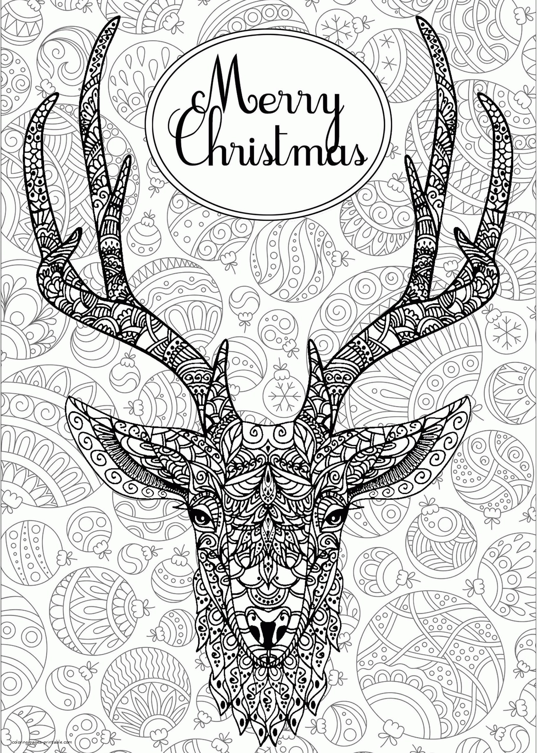 80 Adult Christmas Coloring Books 45