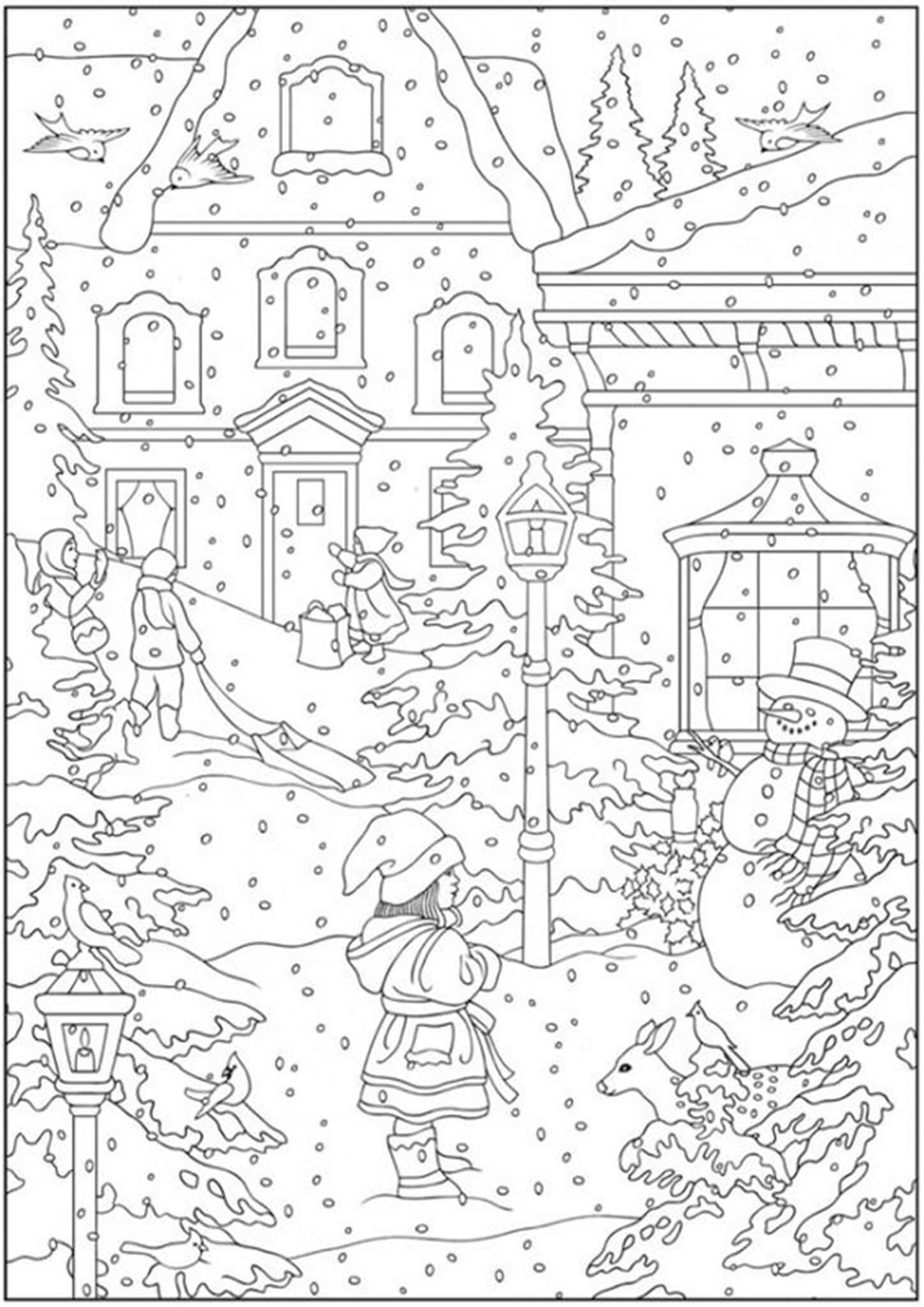 80 Adult Christmas Coloring Books 6