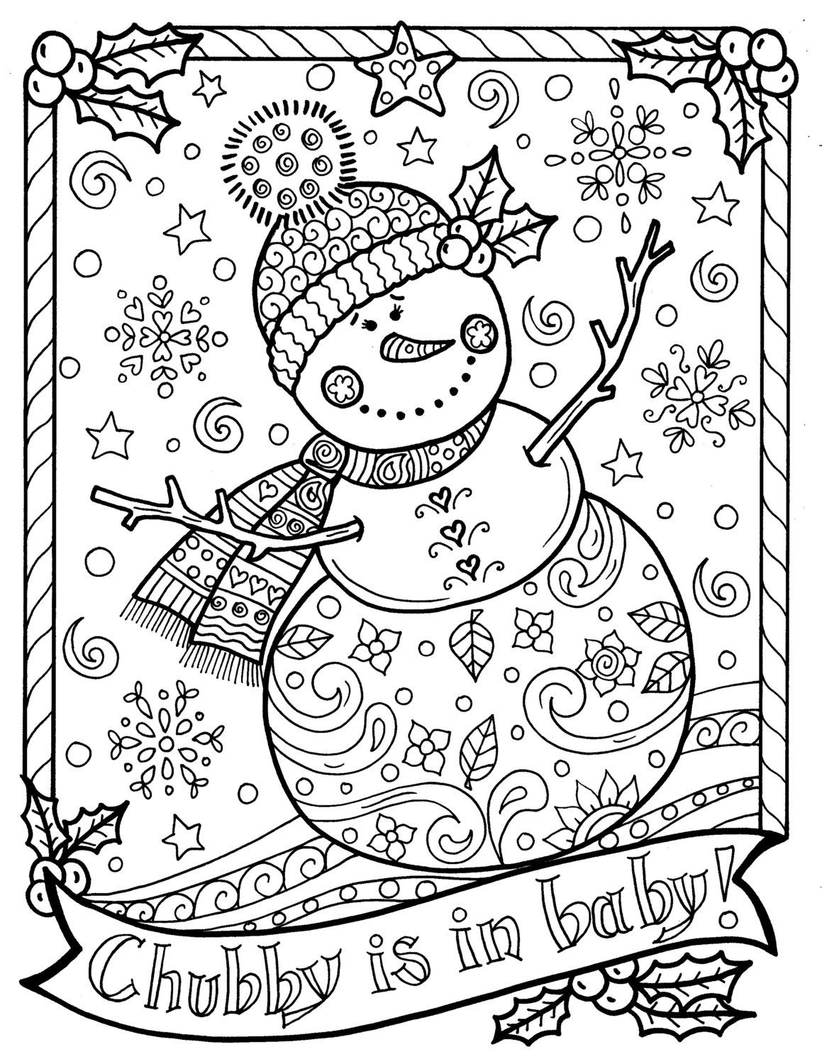 80 Adult Christmas Coloring Books 71