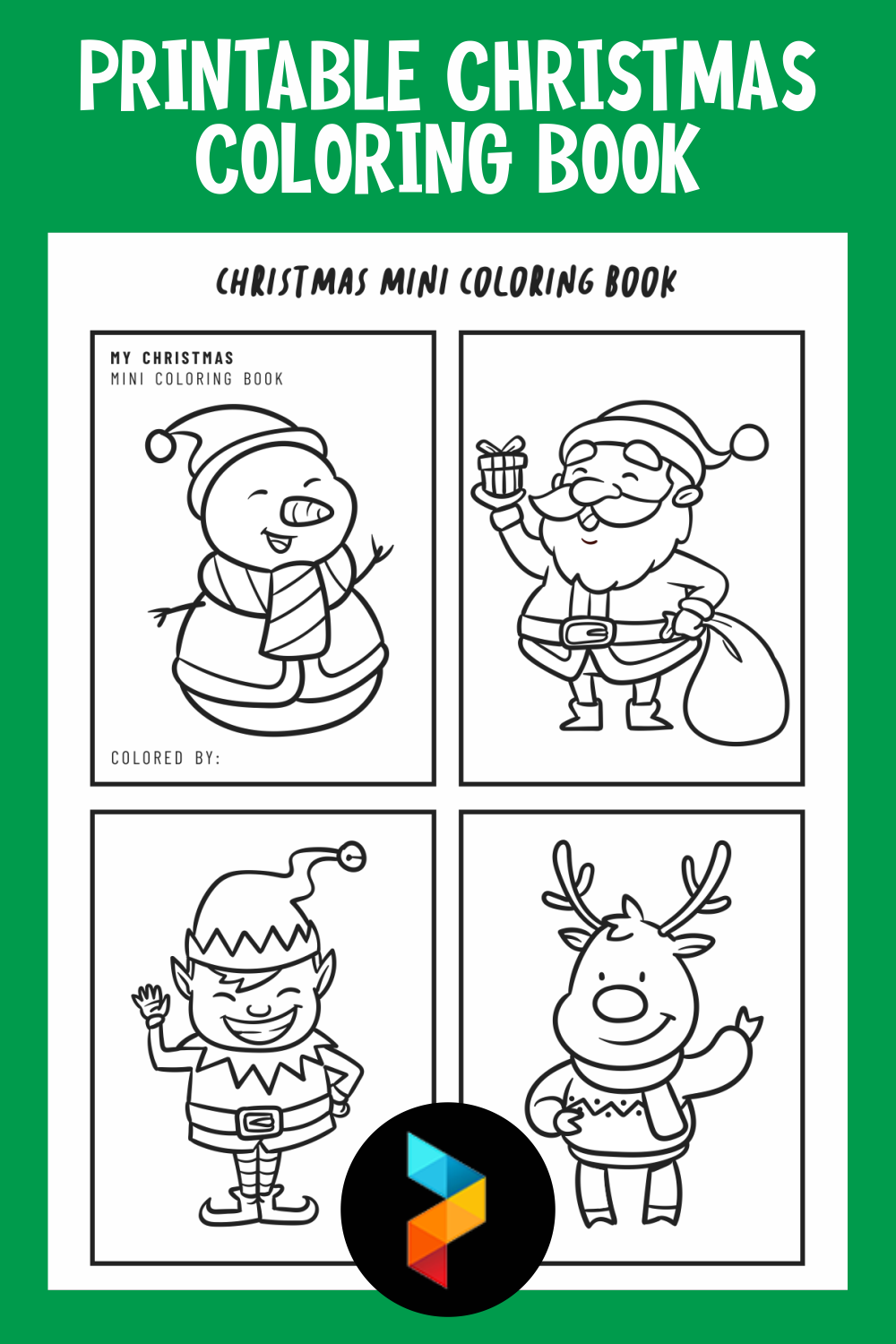 80 Adult Christmas Coloring Books 87