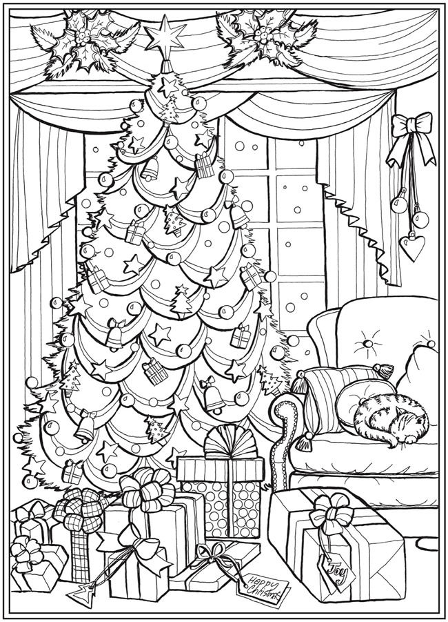 80 Adult Christmas Coloring Books 91